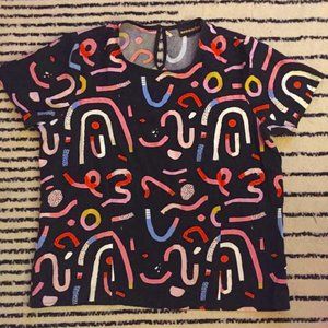 EUC Nooworks Candy Boxy Shirt XL
